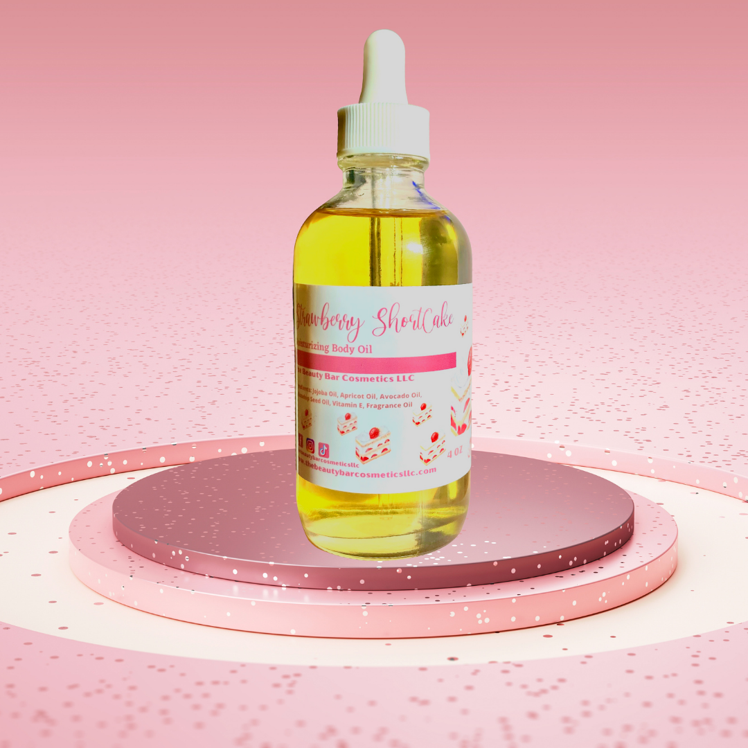 Wait, what's this? Strawberry Shortcake Body Oil? Experience the sweet